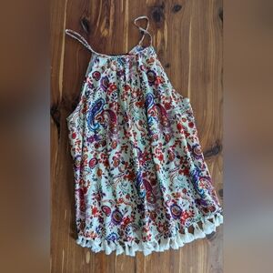 19 Cooper Multicolor Paisley Tank Top